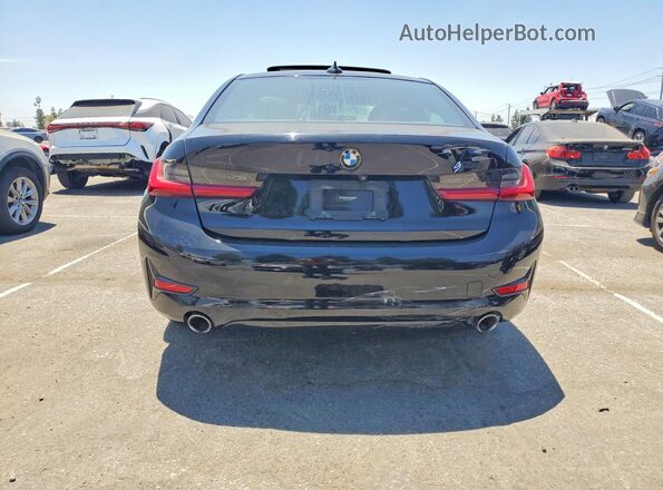 3MW5P7J02M8B48376 2021 BMW 3 SERIES Черный Вид сзади