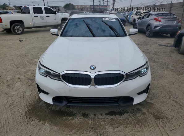 3MW5P7J06M8B98245 2021 BMW 3 SERIES White Դիմացի տեսք