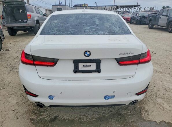 3MW5P7J06M8B98245 2021 BMW 3 SERIES White Հետևի տեսք
