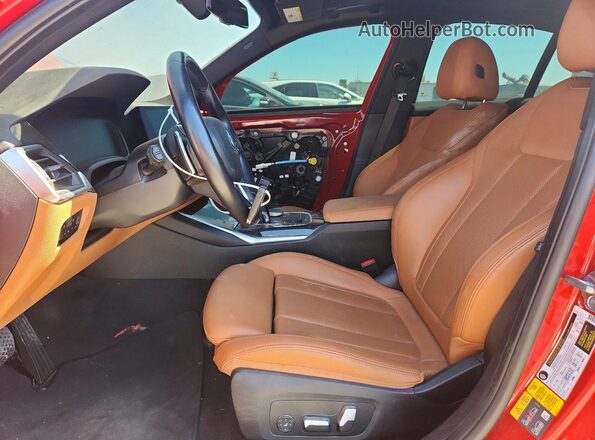 3MW5P7J09N8C44037 2022 BMW 3 SERIES Red Front interior view