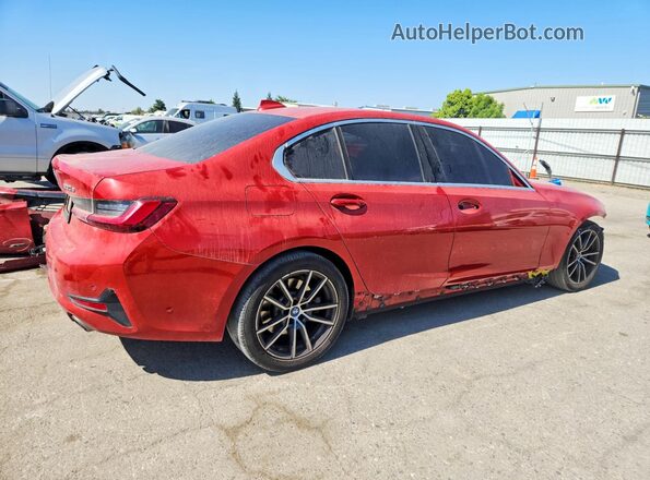 3MW5P7J09N8C44037 2022 BMW 3 SERIES Red Rear right