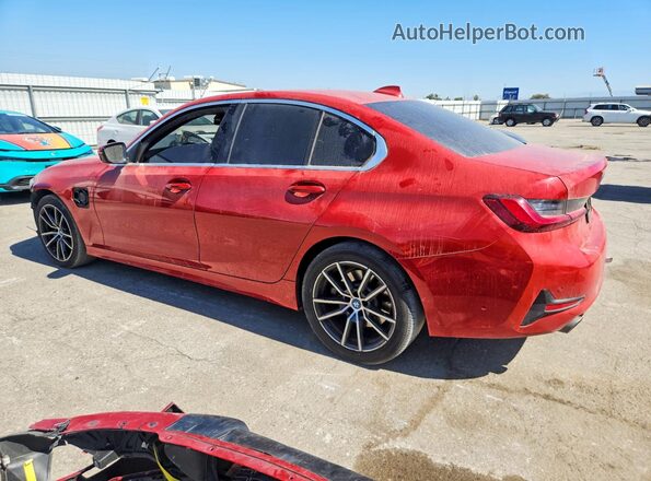 3MW5P7J09N8C44037 2022 BMW 3 SERIES Red Rear left