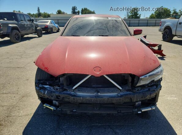 3MW5P7J09N8C44037 2022 BMW 3 SERIES Red Front view