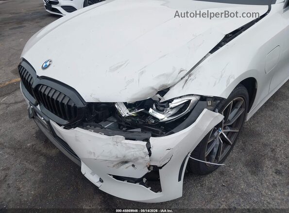 3MW5P7J0XM8B55110 2021 BMW 3 SERIES White Widok z przodu
