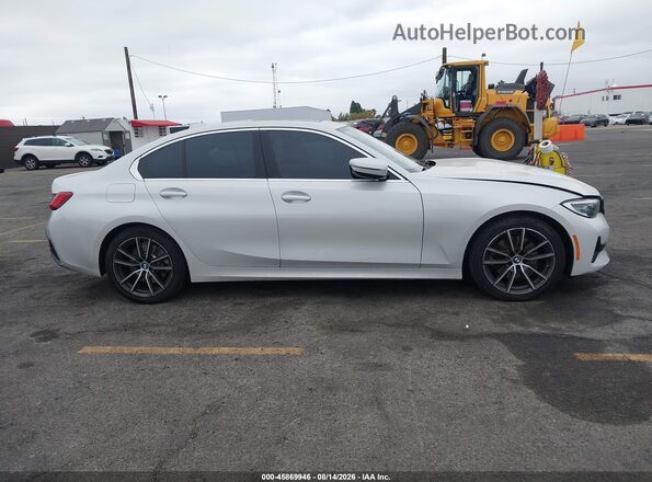 3MW5P7J0XM8B55110 2021 BMW 3 SERIES White Widok wnętrza z tyłu