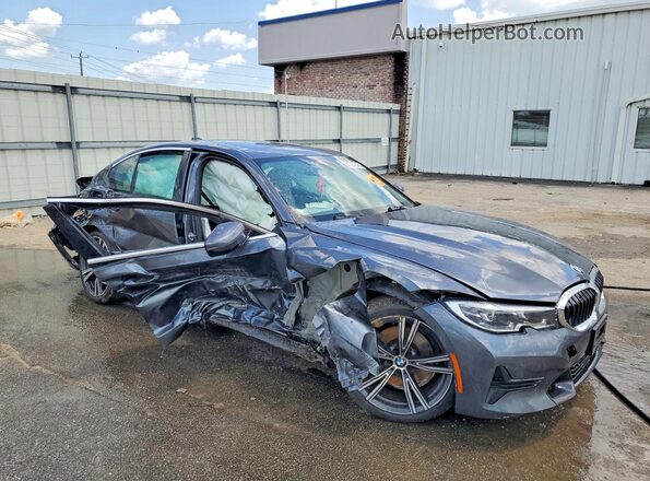3MW5P7J0XM8B77902 2021 BMW 3 SERIES Charcoal Przód prawy