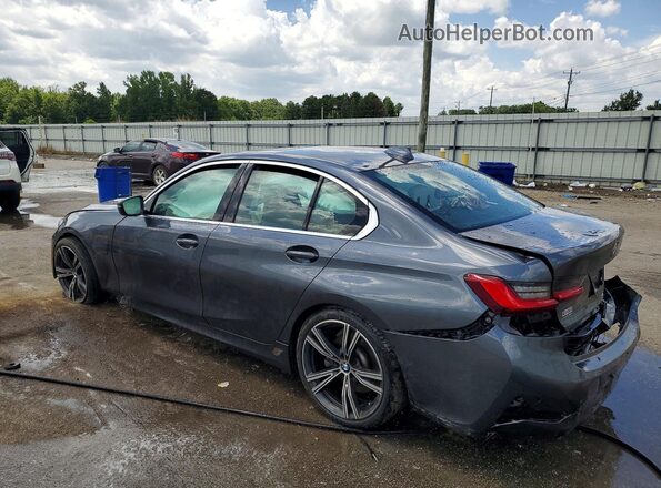 3MW5P7J0XM8B77902 2021 BMW 3 SERIES Charcoal Tył lewy