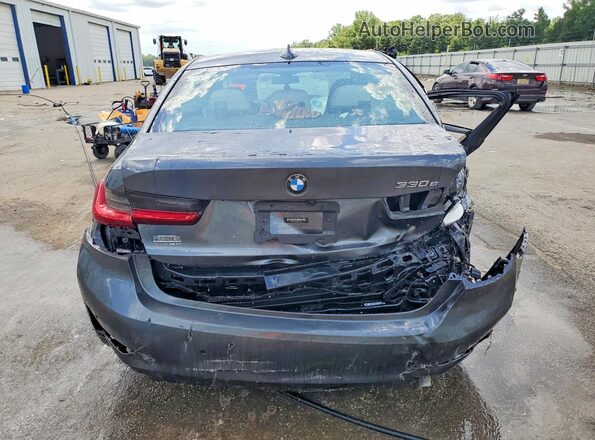 3MW5P7J0XM8B77902 2021 BMW 3 SERIES Charcoal Widok z tyłu