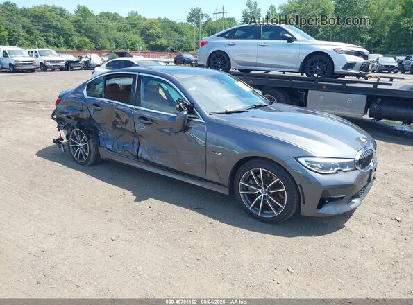 3MW5P9J02N8C23624 2022 BMW 3 SERIES Gray წინა ხედი