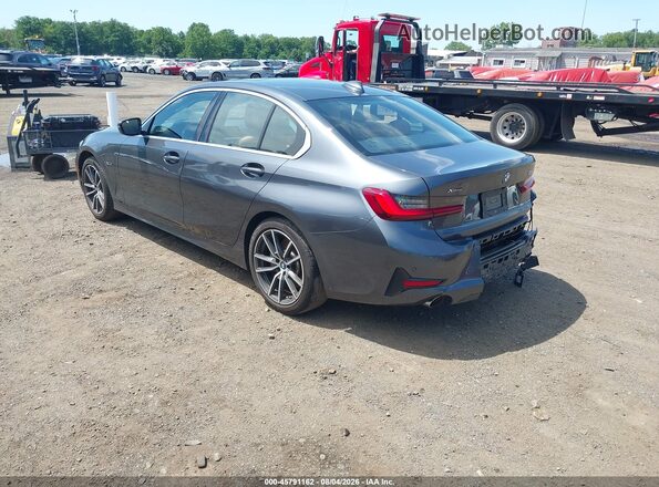 3MW5P9J02N8C23624 2022 BMW 3 SERIES Gray უკანა მარცხენა