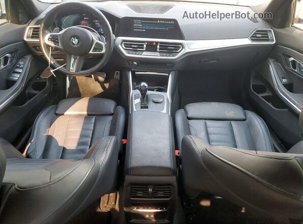 3MW5P9J03M8B52674 2021 BMW 3 SERIES White წინა პანელის ხედი