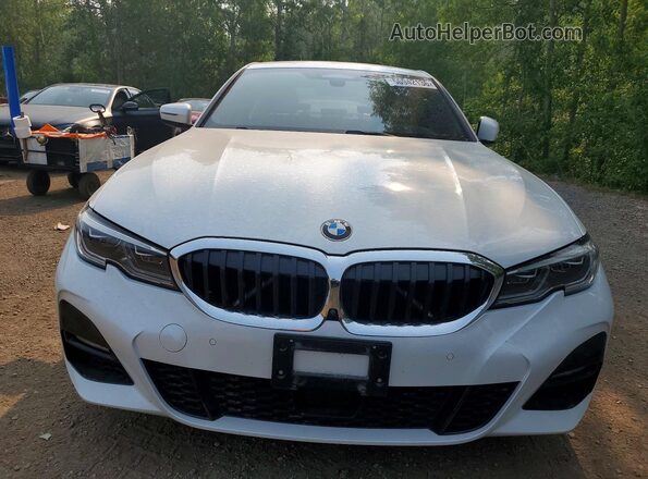 3MW5P9J03M8B52674 2021 BMW 3 SERIES White წინა ხედი