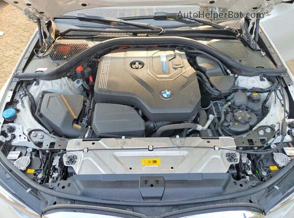 3MW5P9J03M8B52674 2021 BMW 3 SERIES White უკანა სალონის ხედი