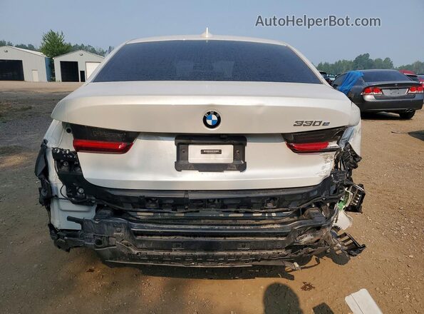 3MW5P9J03M8B52674 2021 BMW 3 SERIES White უკანა ხედი