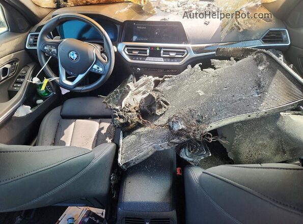 3MW5P9J06M8B78797 2021 BMW 3 SERIES Черный Вид панели приборов