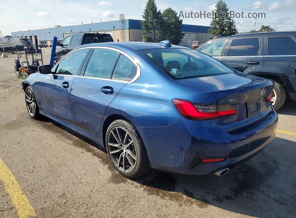 3MW5P9J06M8B89217 2021 BMW 3 SERIES Blue Tył lewy