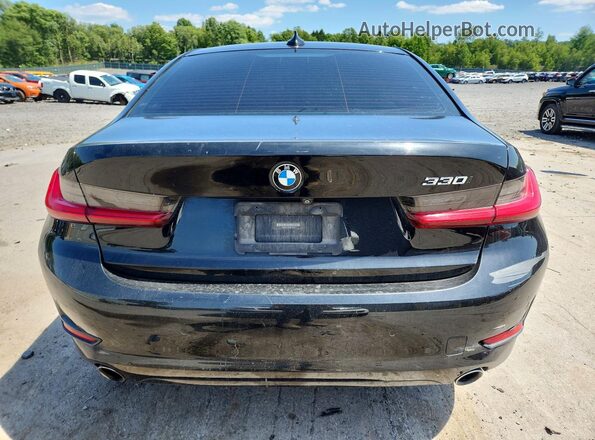3MW5R1J00L8B05614 2020 BMW 3 SERIES Black Widok z tyłu