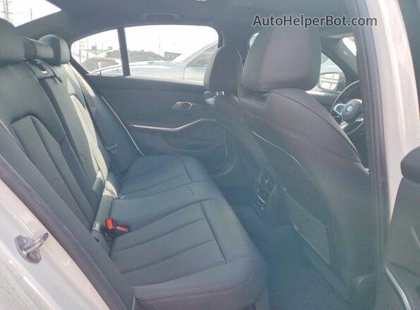 3MW5R1J00L8B20341 2020 BMW 3 SERIES White უკანა სავარძლების ხედი