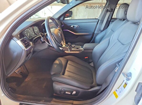 3MW5R1J00M8B91749 2021 BMW 3 SERIES White Vista interior delantera