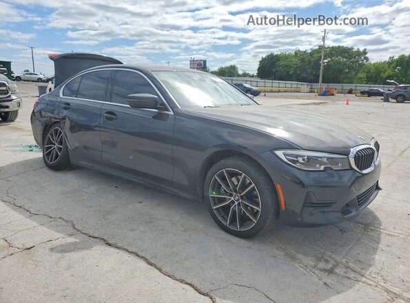 3MW5R1J01L8B19764 2020 BMW 3 SERIES Черный Передняя правая четверть