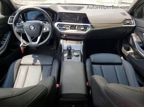 3MW5R1J04L8B22075 2020 BMW 3 SERIES Black Вид панелі приладів