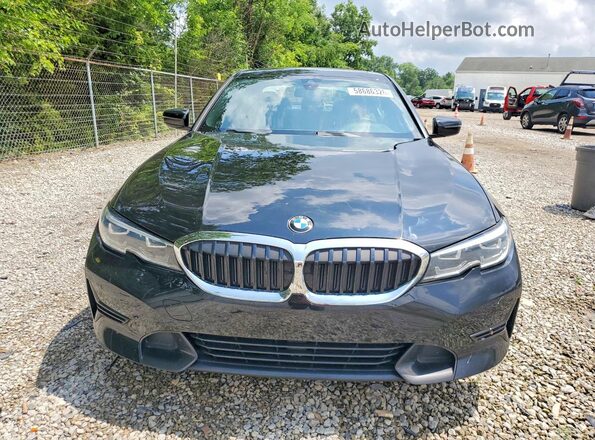 3MW5R1J04L8B22075 2020 BMW 3 SERIES Black Вид спереду