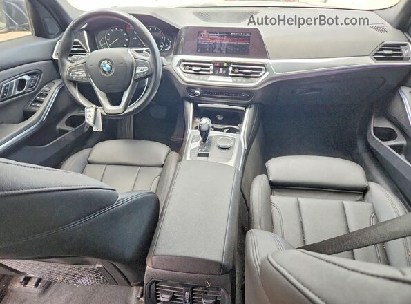 3MW5R1J04M8B77837 2021 BMW 3 SERIES Black წინა პანელის ხედი