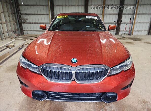 3MW5R1J04M8C03143 2021 BMW 3 SERIES Orange Front view