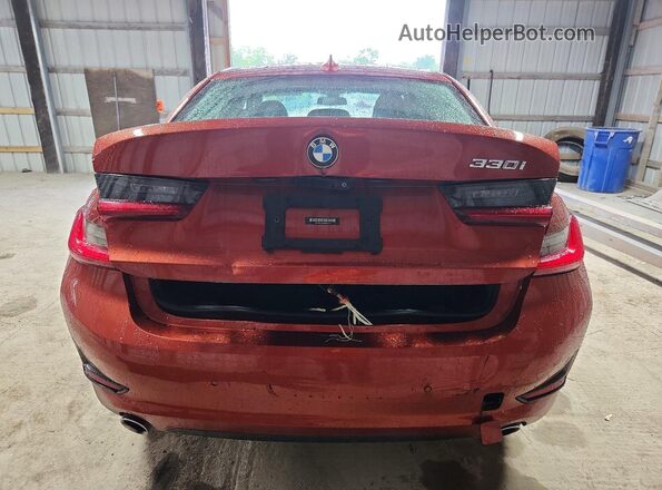 3MW5R1J04M8C03143 2021 BMW 3 SERIES Orange Rear view