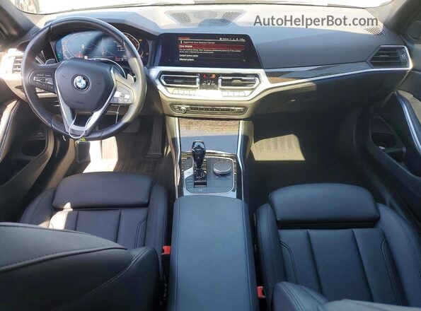 3MW5R1J05L8B11232 2020 BMW 3 SERIES Black Widok deski rozdzielczej