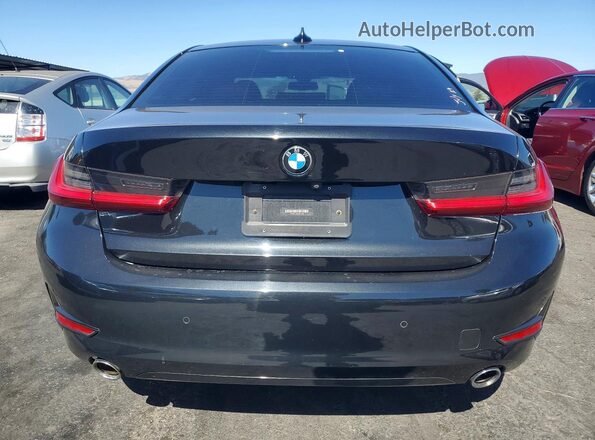 3MW5R1J05L8B11232 2020 BMW 3 SERIES Black Widok z tyłu