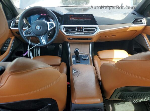 3MW5R1J05L8B36924 2020 BMW 3 SERIES Gray წინა პანელის ხედი
