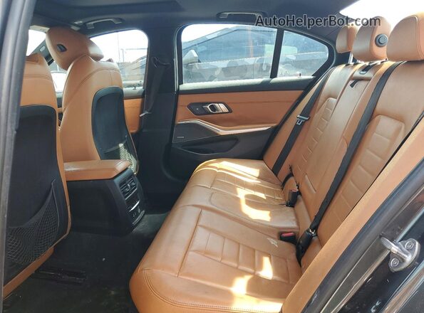 3MW5R1J05L8B36924 2020 BMW 3 SERIES Gray უკანა სავარძლების ხედი