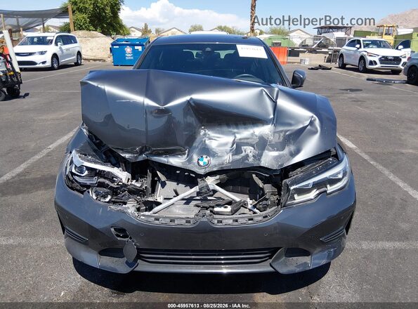 3MW5R1J05M8C14765 2021 BMW 3 SERIES Black Вид задньої частини салону