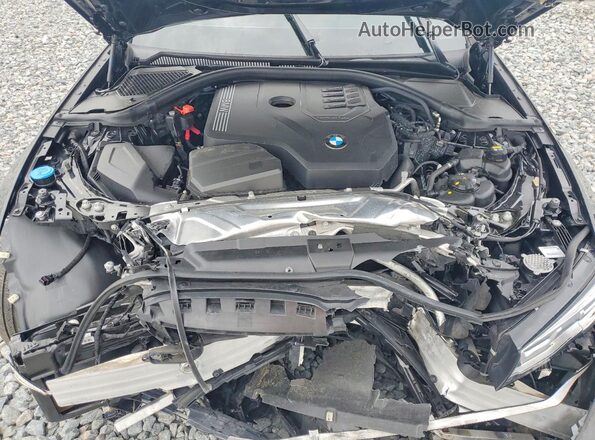 3MW5R1J05M8C19951 2021 BMW 3 SERIES Black უკანა სალონის ხედი