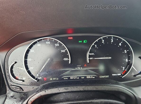 3MW5R1J06L8B39024 2020 BMW 3 SERIES White Սարքավորումների վահանակի տեսք