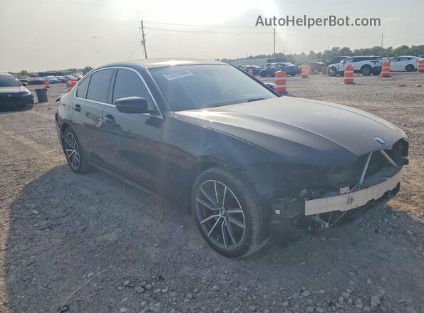 3MW5R1J07N8C70675 2022 BMW 3 SERIES Черный Передняя правая четверть