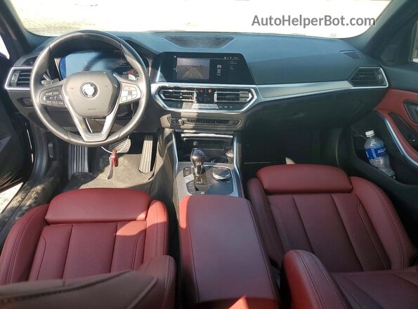 3MW5R1J07N8C70675 2022 BMW 3 SERIES Черный Вид панели приборов