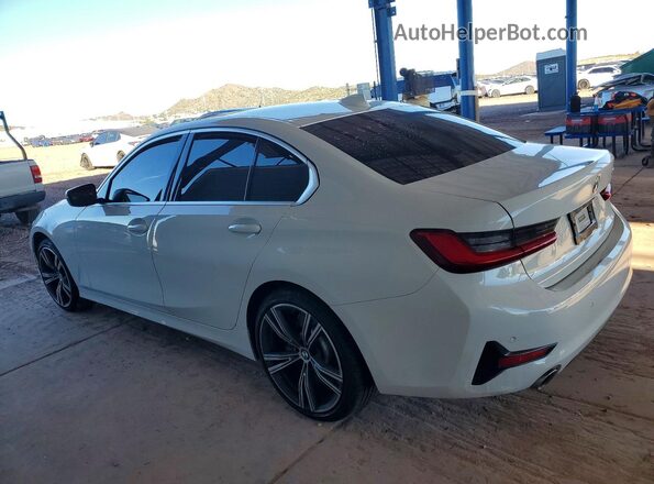 3MW5R1J09M8B78093 2021 BMW 3 SERIES Белый Задняя левая четверть