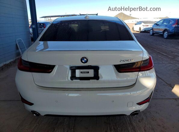 3MW5R1J09M8B78093 2021 BMW 3 SERIES Белый Вид сзади