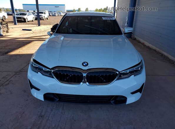 3MW5R1J09M8B78093 2021 BMW 3 SERIES Белый Вид спереди