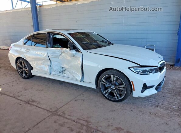 3MW5R1J09M8B78093 2021 BMW 3 SERIES Белый Передняя правая четверть