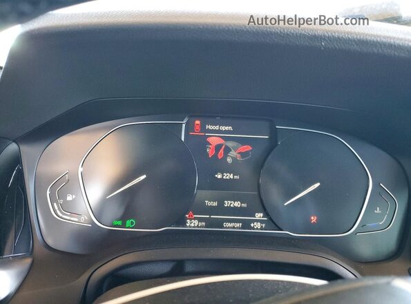 3MW5R1J09M8B78093 2021 BMW 3 SERIES Белый Вид щитка приборов