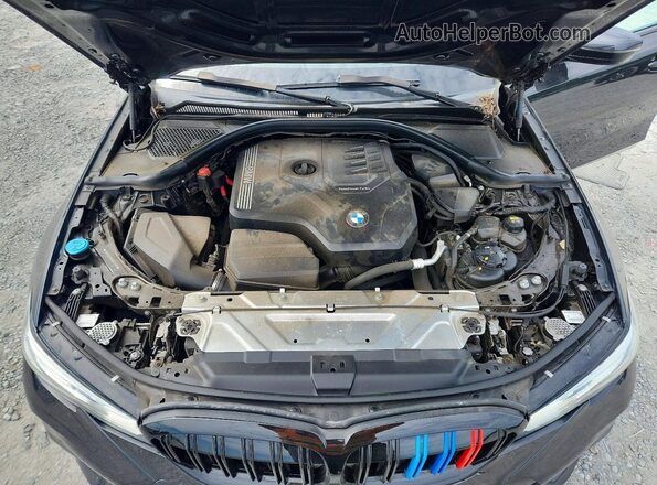 3MW5R1J09M8C02599 2021 BMW 3 SERIES Black Vista interior trasera