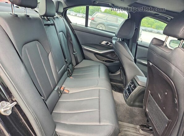 3MW5R1J09M8C02599 2021 BMW 3 SERIES Black Vista de los asientos traseros