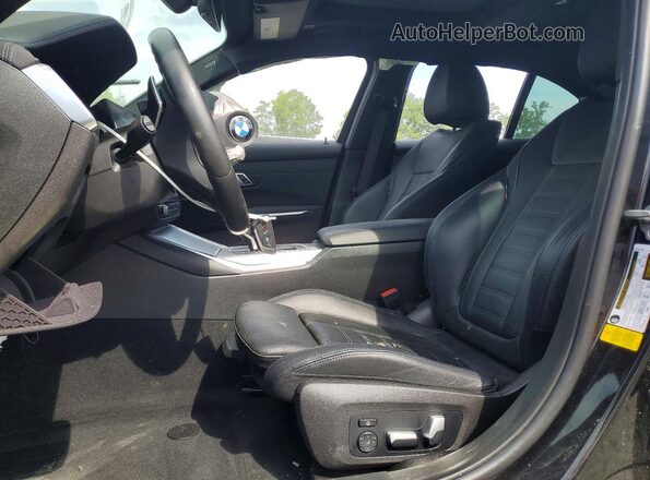 3MW5R1J09M8C21220 2021 BMW 3 SERIES Black Vista interior delantera