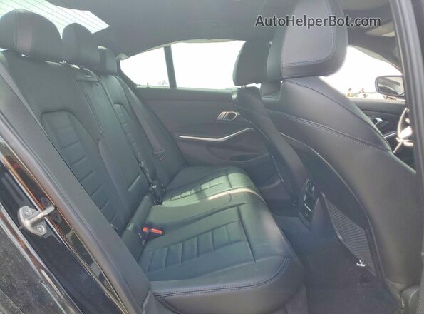 3MW5R1J09M8C21220 2021 BMW 3 SERIES Black Vista de los asientos traseros
