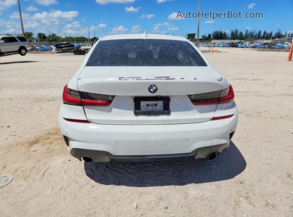 3MW5R1J09N8C34258 2022 BMW 3 SERIES White Widok z tyłu