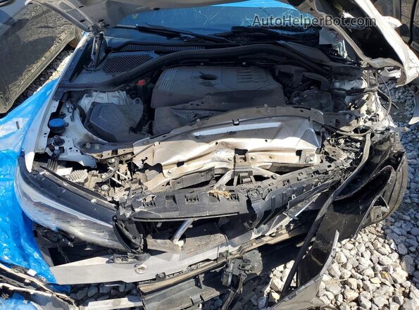 3MW5R1J09N8C63873 2022 BMW 3 SERIES White Widok wnętrza z tyłu