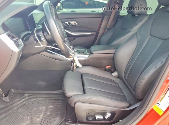 3MW5R1J0XM8B52425 2021 BMW 3 SERIES Orange წინა სალონის ხედი